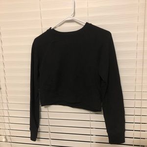 Forever 21 Cropped Crewneck Sweatshirt